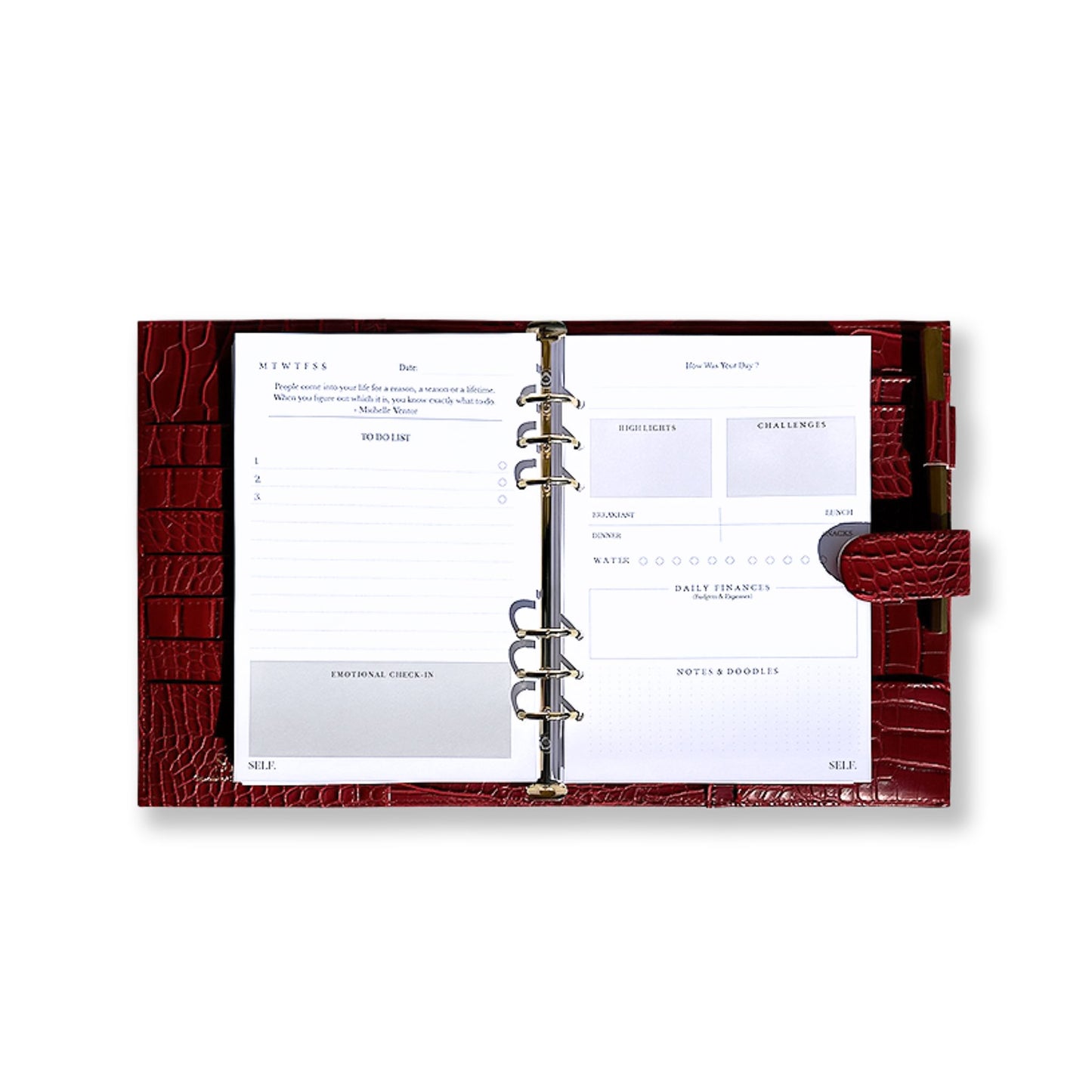 The Bourdeux Agenda. The Self Planners & Journals